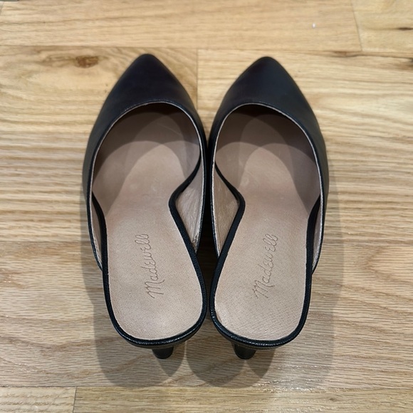 Madewell Black Mules Sleek Minimalist Design - Picture 2 of 5
